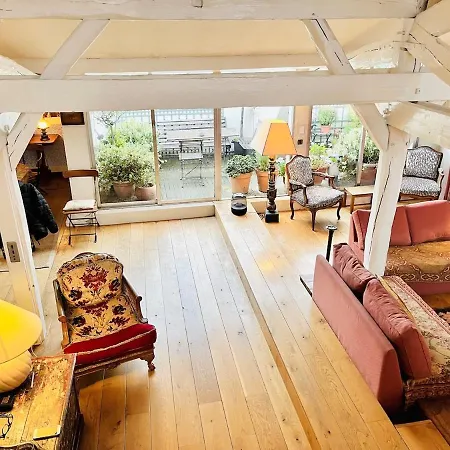 Magnificent Duplex With Terrace Near St Germain Apartment Paris